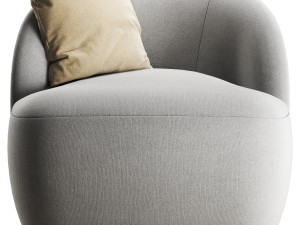 RH Emilia swivel chair 3D मॉडल
