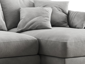 Livingroom cloud sherlock corner sofa-bed 3D Модель