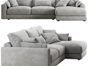 Livingroom cloud sherlock corner sofa-bed 3D Модель