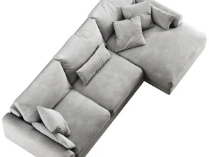 Livingroom cloud sherlock corner sofa-bed 3D Model