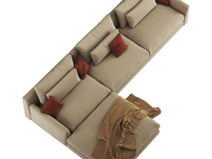 Ellington sectional sofa by Casamania Horm 3D Model