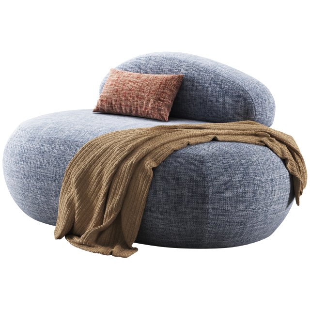 Olten sofa by Divanru Modelo 3D .c4d .max .obj .3ds .fbx .stl .blend 