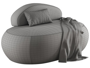 Olten sofa by Divanru Modelo 3D