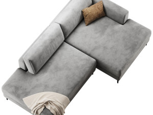 Edvin corner sofa by Divanru 3D Model