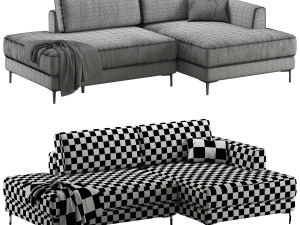 Edvin corner sofa by Divanru 3D Model