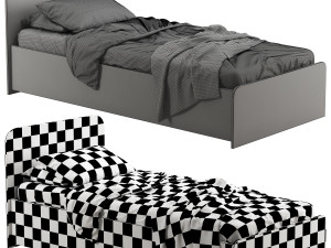 Ingrid 90 kids bed by Divanru 3D 模型