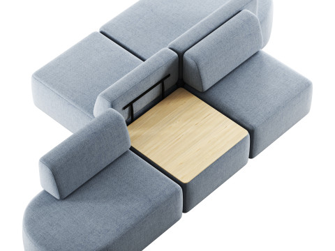 Entropy modular sofa by Inclass Modelo 3D