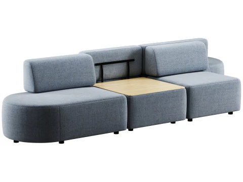 Entropy modular sofa by Inclass 3D Model
