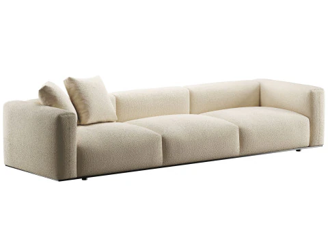 BB Italia Dambodue 3 seater sofa 3D Model