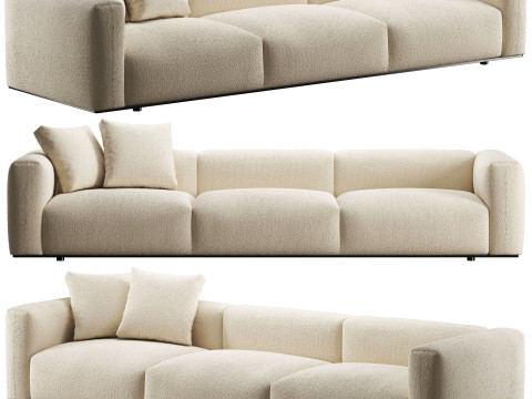 BB Italia Dambodue 3 seater sofa 3Dモデル