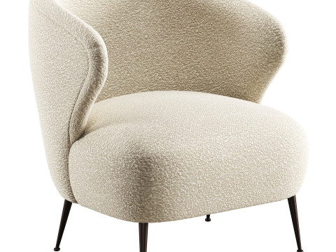 Jeanne boucle armchair by Soho Home Modelo 3D