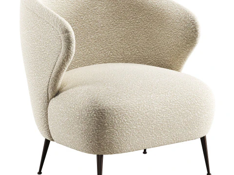 Poltrona Jeanne boucle di Soho Home Modello 3D