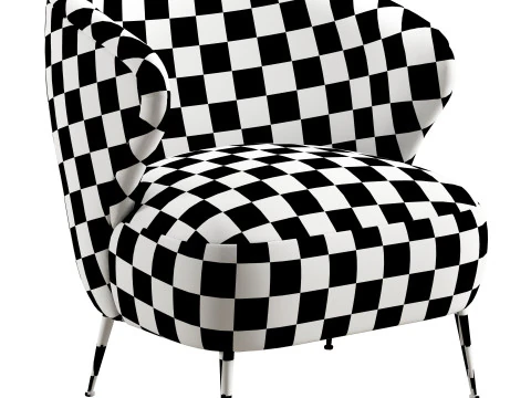Jeanne boucle armchair by Soho Home 3D Model