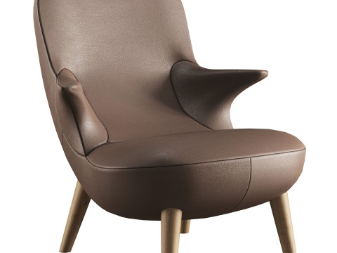 Omoi armchair by BB Italia 3D Model