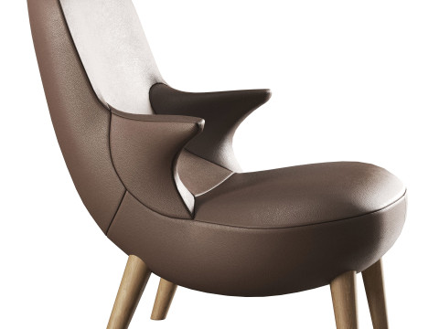 Omoi armchair by BB Italia 3D Model