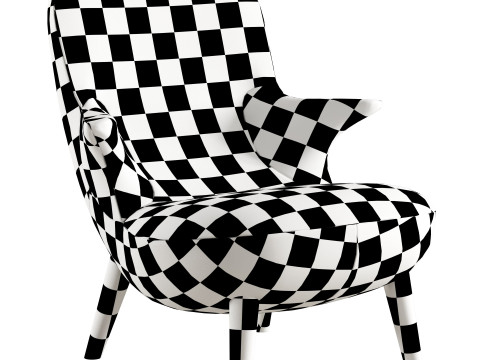 Omoi armchair by BB Italia 3D Model
