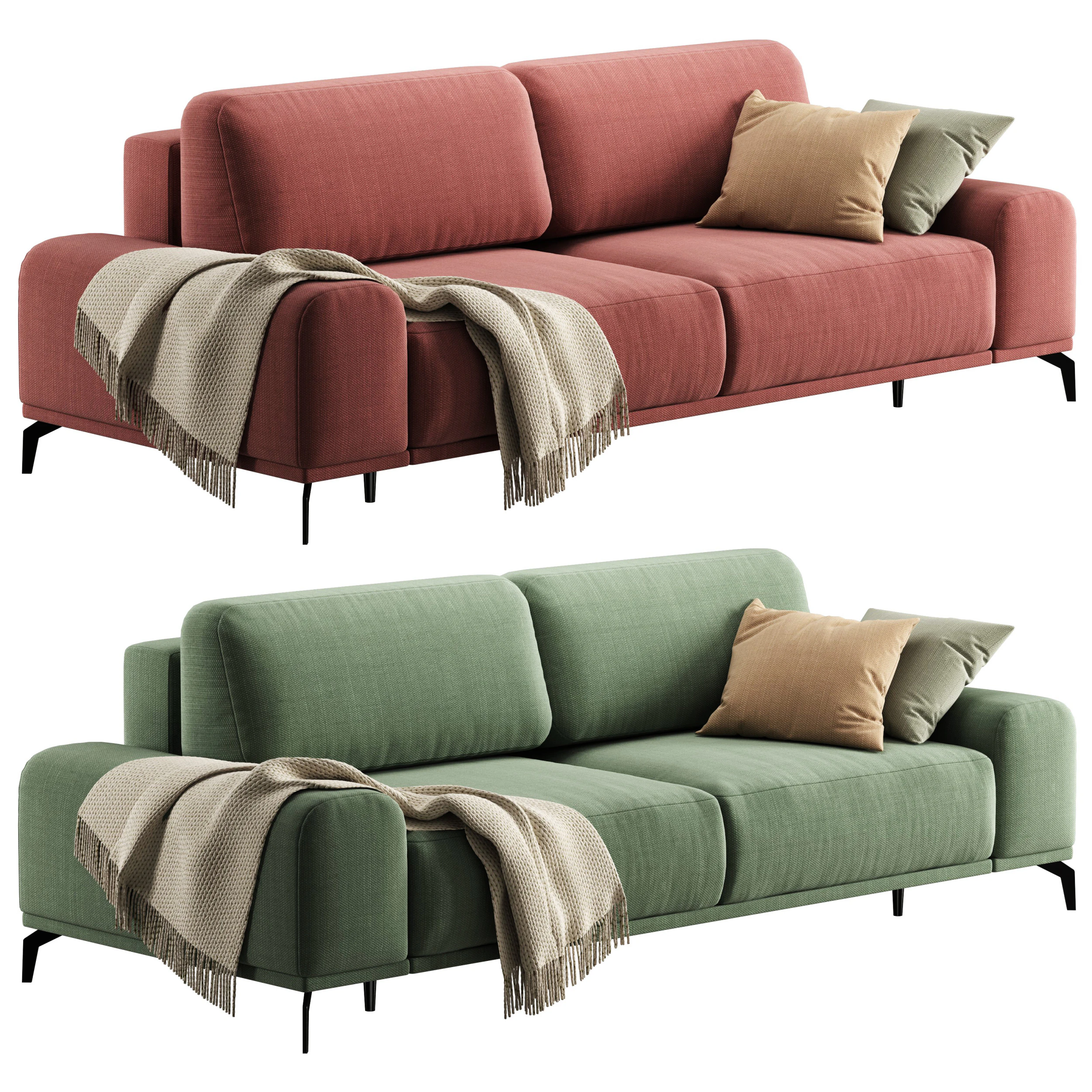 Marej sofa by divanru 3D Model .c4d .max .obj .3ds .fbx .stl .blend