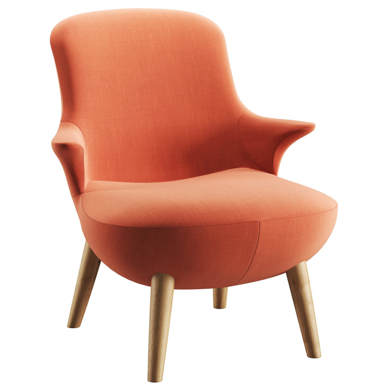 Omoi armchair by BB Italia 3D 모델 .c4d .max .obj .3ds .fbx .stl .blend 