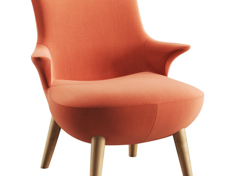 Omoi armchair by BB Italia Modelo 3D