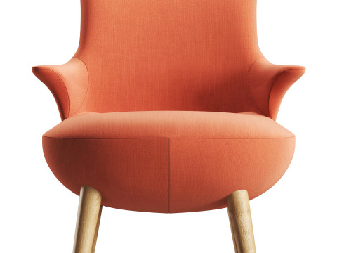 Omoi armchair by BB Italia 3D 모델