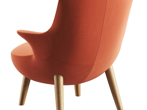 Omoi armchair by BB Italia 3D 모델