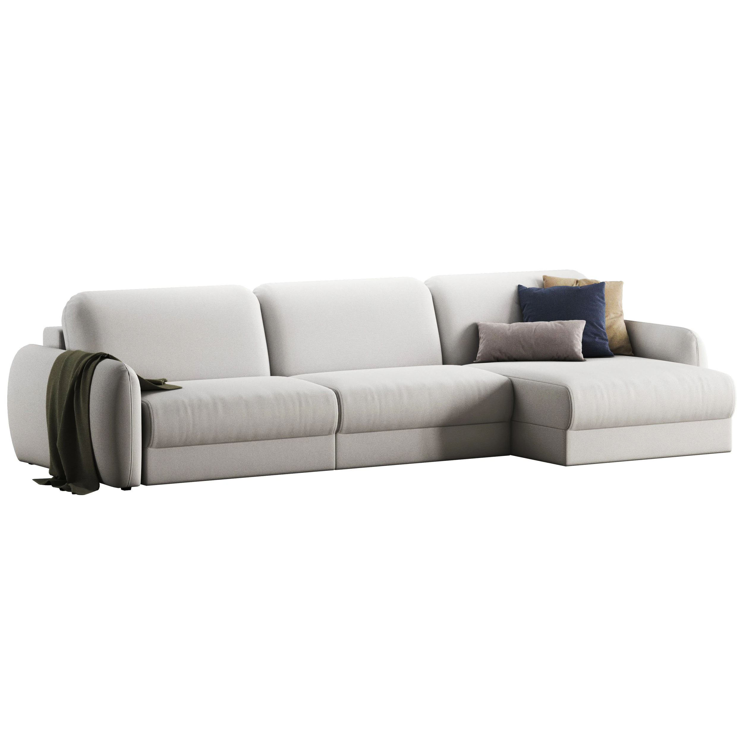 Biani corner sofa by divanru 3D Model .c4d .max .obj .3ds .fbx .stl .blend 