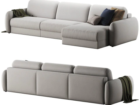 Biani corner sofa by divanru 3D Model