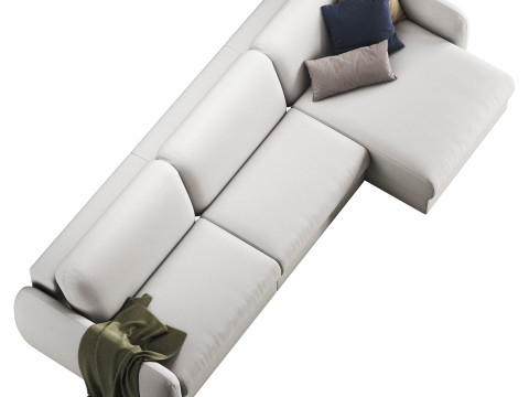 Biani corner sofa by divanru Model 3D