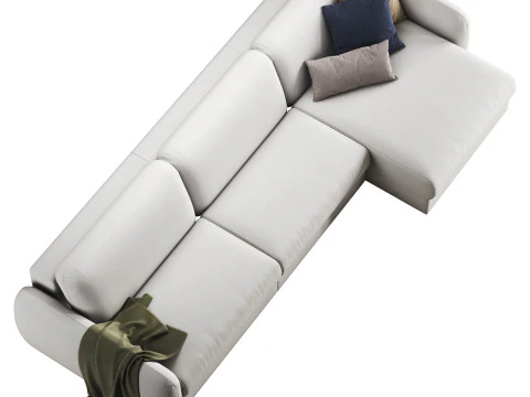 Biani corner sofa by divanru 3D Model