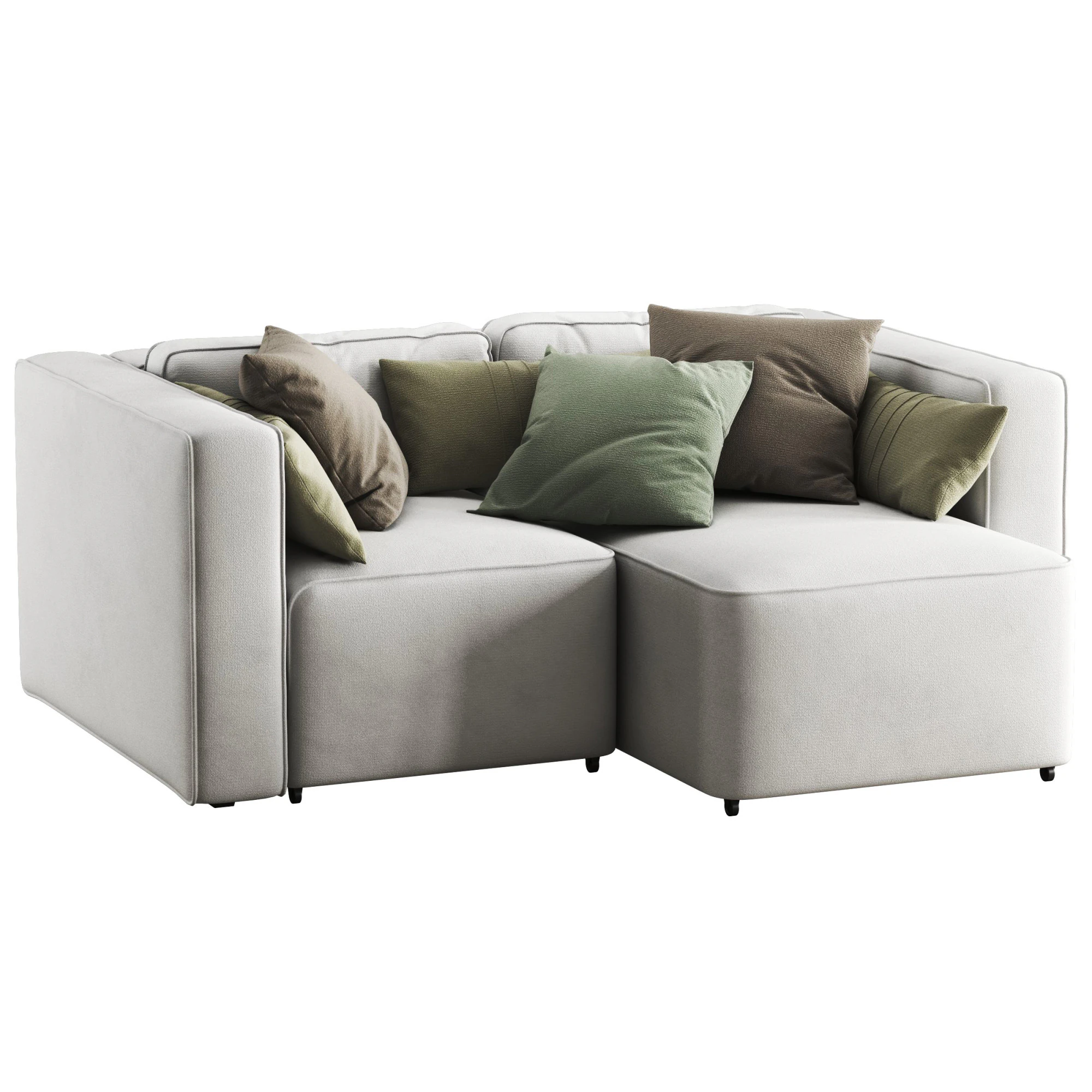 Aront mini corner sofa by Divanru 3D Model .c4d .max .obj .3ds .fbx .stl .blend 