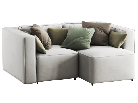 Aront mini corner sofa by Divanru 3D Model