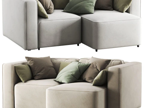 Aront mini corner sofa by Divanru 3D Model