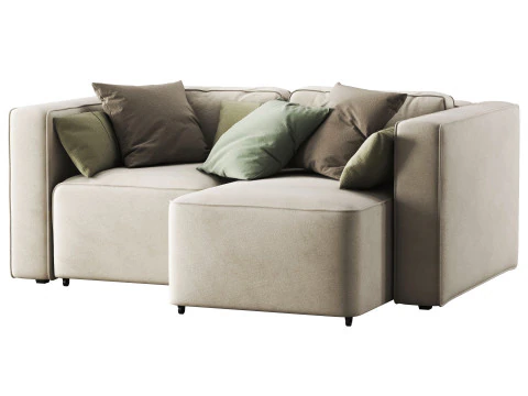 Aront mini corner sofa by Divanru 3D Model