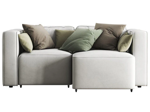 Aront mini corner sofa by Divanru 3D Model