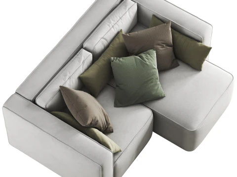 Aront mini corner sofa by Divanru 3D Model