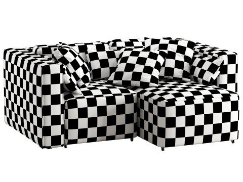 Aront mini corner sofa by Divanru 3D Модель