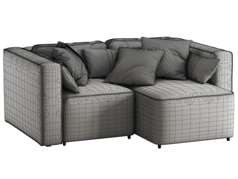 Aront mini corner sofa by Divanru 3D Модель