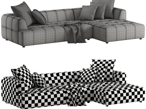 Tate corner sofa boucle by Dantone Home 3D 模型