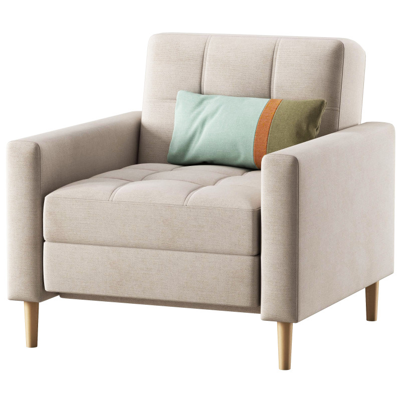 Numo mini armchair-bed by Divanru Modelo 3D .c4d .max .obj .3ds .fbx .stl .blend