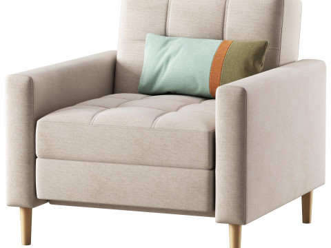 Numo mini armchair-bed by Divanru Modelo 3D