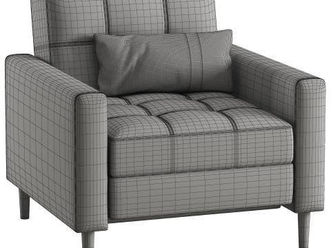 Numo mini armchair-bed by Divanru Modelo 3D