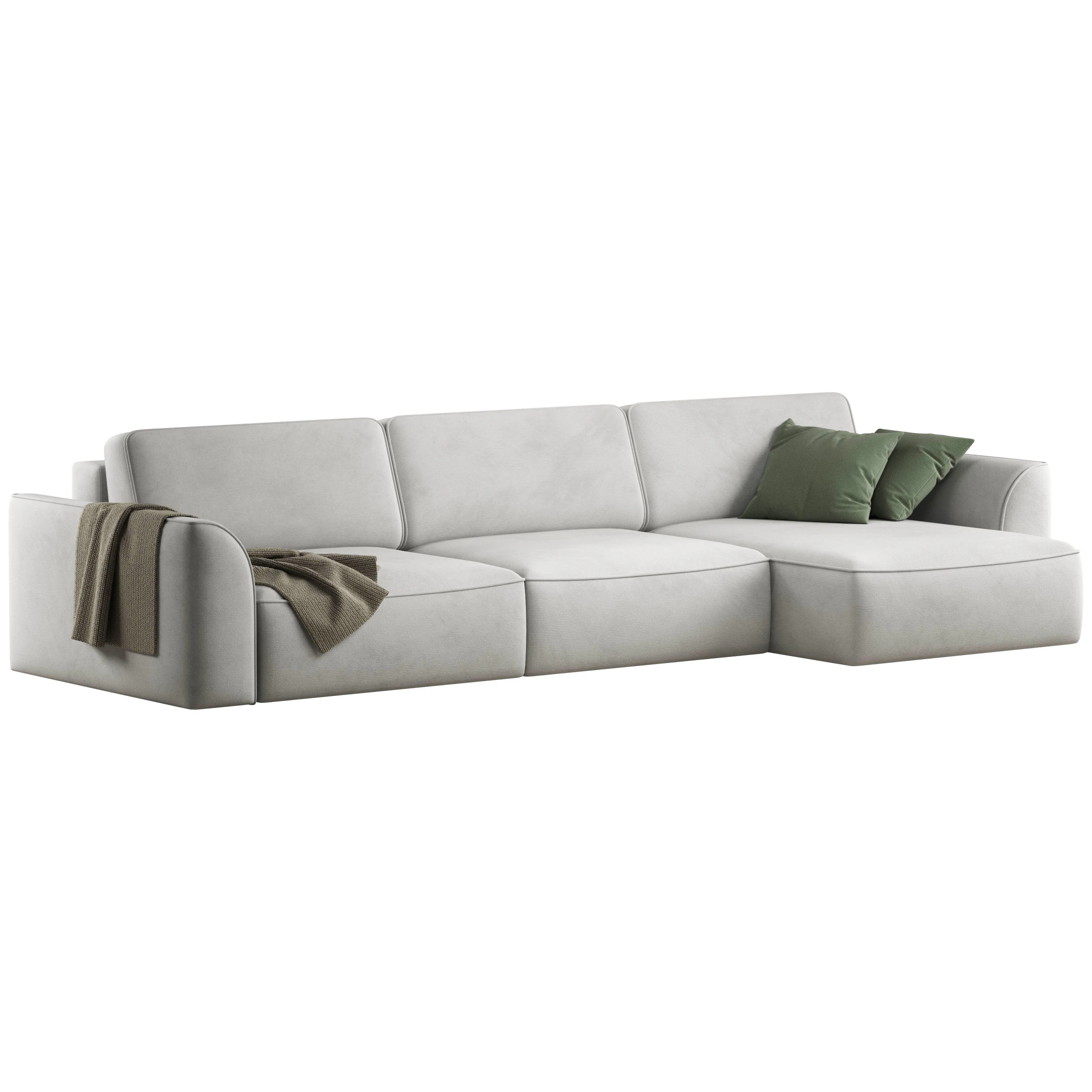 Space-2 corner sofa by Divanru 3D Model .c4d .max .obj .3ds .fbx .stl .blend