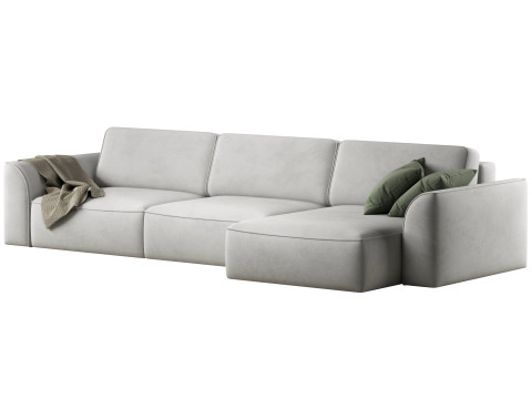 Space-2 corner sofa by Divanru 3D Model