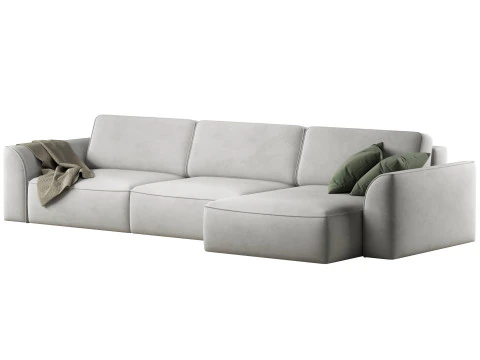 Space-2 corner sofa by Divanru 3D Model