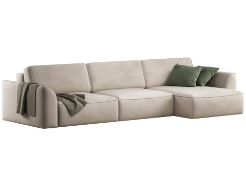 Space-2 corner sofa by Divanru 3D Model