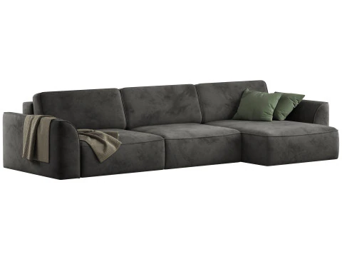 Space-2 corner sofa by Divanru 3D Model
