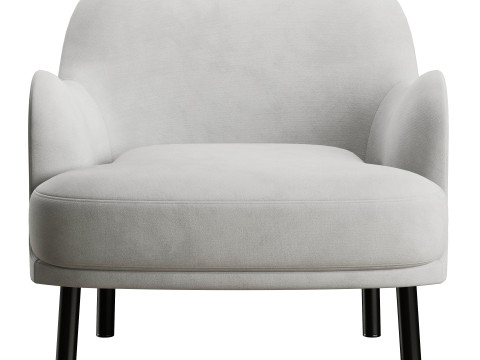 Brigitte armchair by arflex 3D Model
