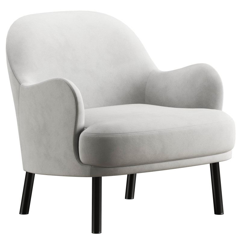 Brigitte armchair by arflex 3D Model .c4d .max .obj .3ds .fbx .stl .blend