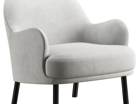 Brigitte-Sessel von Arflex 3D Modell