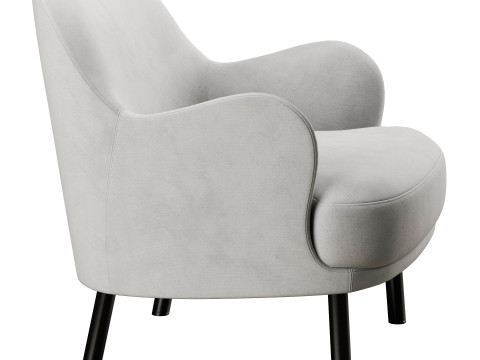 Brigitte armchair by arflex 3D Model